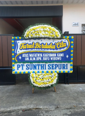 Papan Bunga Duka di Tuahmadani